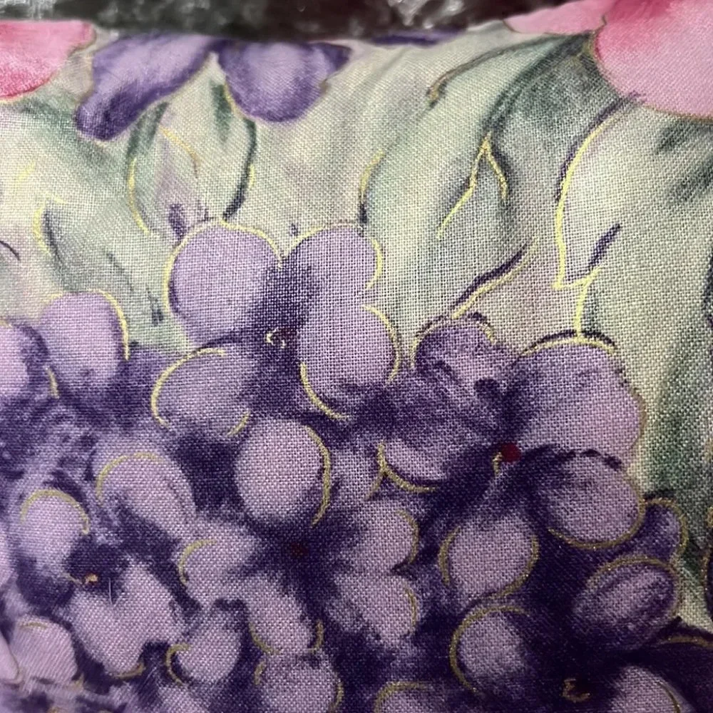 Vintage pillows bows floral pink green purple gold rare retro ribbon tie up